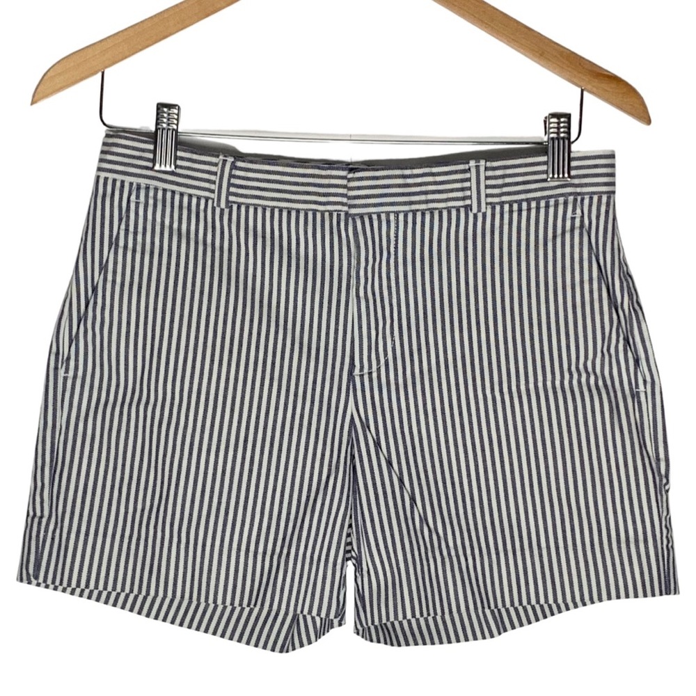 Banana Republic Factory | Women | Blue White Pinstriped Shorts | Size 0